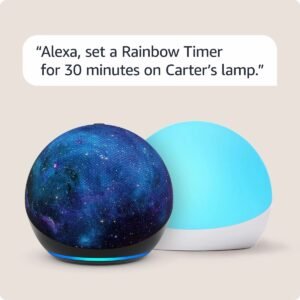 Amazon Echo Dot Kids, Includes 1 Year of Amazon Kids+, Stardust Amazon Echo Dot Kids, Includes 1 Year of Amazon Kids+, Stardust