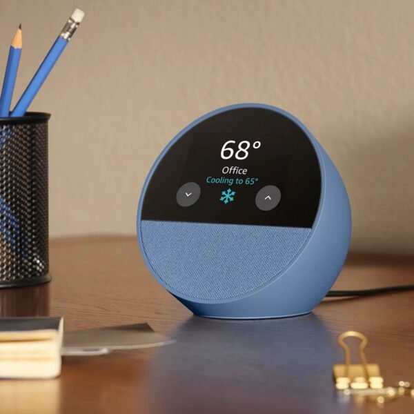 Amazon Echo Spot (2024 release) - Ocean Blue Amazon Echo Spot (2024 release) - Ocean Blue