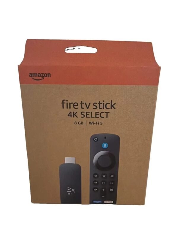 Amazon Fire TV Stick 4K SELECT (newest model) Streaming Device , 8GB - Black Amazon Fire TV Stick 4K SELECT (newest model) Streaming Device , 8GB - Black
