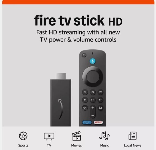 Amazon Fire TV Stick HD Streaming Device 8GB - Wifi 6 - 3rd Gen Amazon Fire TV Stick HD Streaming Device 8GB - Wifi 6 - 3rd Gen