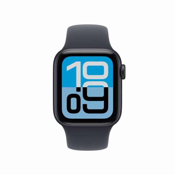 Apple Watch SE 3 (GPS) 40mm Midnight Aluminum Case with Midnight Sport Band - S/M - Midnight - (2025)