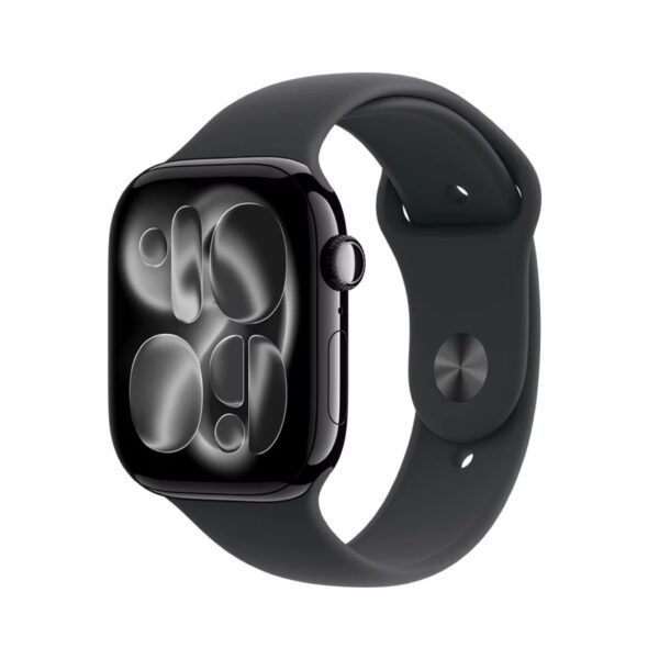 Apple Watch Series 11 (GPS) 46mm Jet Black Aluminum Case with Black Sport Band - M/L - Jet Black - (2025) Apple Watch Series 11 (GPS) 46mm Jet Black Aluminum Case with Black Sport Band - M/L - Jet Black - (2025)
