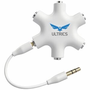 BlueFlame 4 Way Headphone Splitter White BF2060 BlueFlame 4 Way Headphone Splitter White BF2060