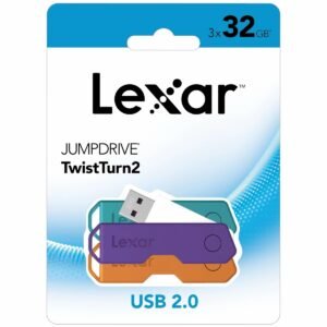 Lexar 32GB Jumpdrive TwistTurn2 USB 2.0 - 3 Pack Lexar 32GB Jumpdrive TwistTurn2 USB 2.0 - 3 Pack