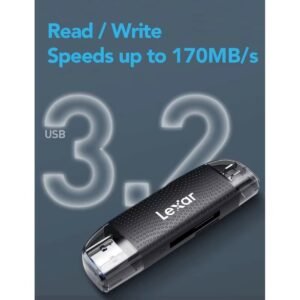 Lexar RW310 Dual-Slot USB-A/C Reader 3.2 Gen 1 Lexar RW310 Dual-Slot USB-A/C Reader 3.2 Gen 1