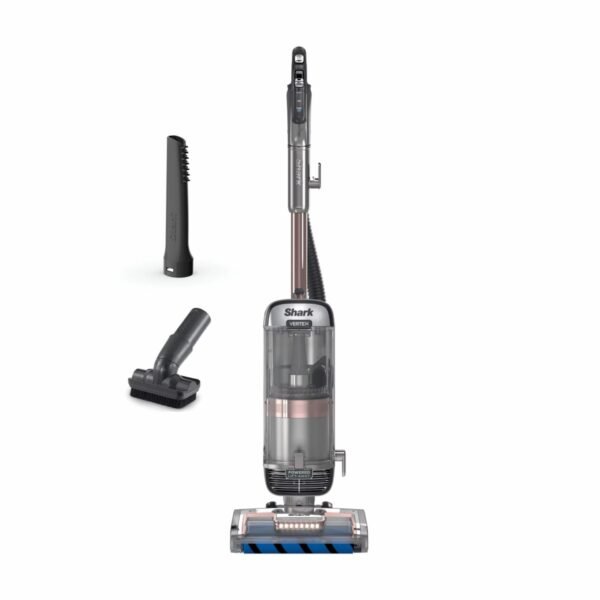 Shark AZ2002 Vertex Powered Lift-Away Upright Vacuum with DuoClean PowerFins, Self-Cleaning Brushroll, Large Dust Cup, Pet Crevice Tool, Dusting Brush & Power Brush, Silver/Rose Gold Shark AZ2002 Vertex Powered Lift-Away Upright Vacuum with DuoClean PowerFins, Self-Cleaning Brushroll, Large Dust Cup, Pet Crevice Tool, Dusting Brush & Power Brush, Silver/Rose Gold